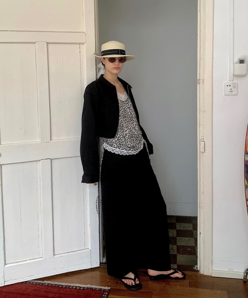 SANSeLF（サンセルフ）の「【LONSLAN】 レオパードサイドドロストキャミソール sanwl24a011（キャミソール・レディース・レオパード・FREE）」の8枚目の写真