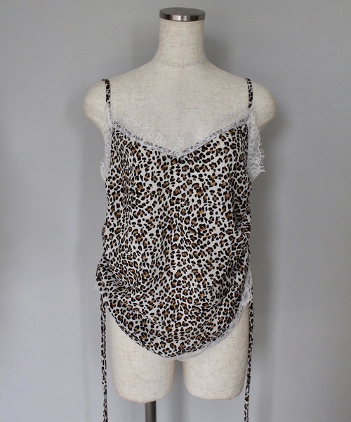 SANSeLF（サンセルフ）の「【LONSLAN】 レオパードサイドドロストキャミソール sanwl24a011（キャミソール・レディース・レオパード・FREE）」の10枚目の写真