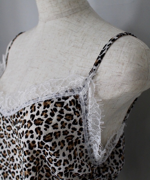 SANSeLF（サンセルフ）の「【LONSLAN】 レオパードサイドドロストキャミソール sanwl24a011（キャミソール・レディース・レオパード・FREE）」の12枚目の写真