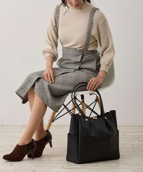 ROOTOTE（ルートート）の「ルートート / LT.MED.ROOWORK-A（ビジネスバッグ・レディース・ブラック/グレー/ベージュ・FREE）」の2枚目の写真