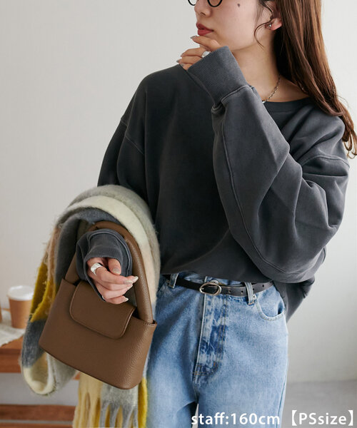 新品 ディスコート【ヘルシー大人見え♪】ピグメントワンショルスウェット Discoat｜ピグメントワンショルスウェット | Rakuten Fashion