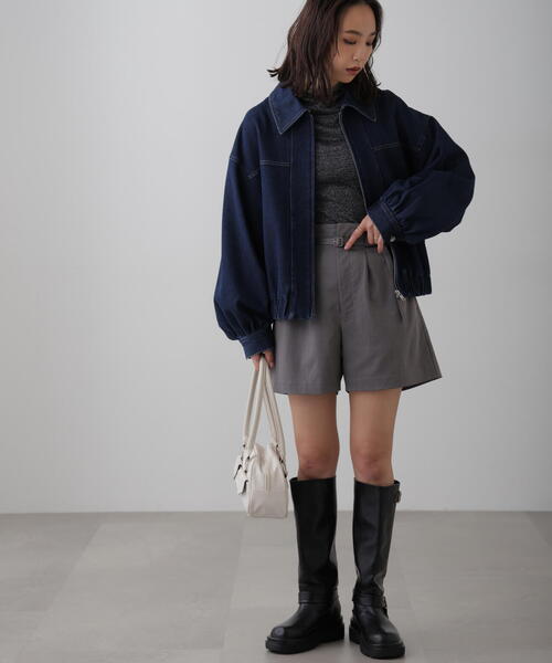 FREE'S MART（フリーズマート）の「◆シアーラメハイネックカットソー（Tシャツ/カットソー・レディース・ブラック/グレー・FREE）」の9枚目の写真