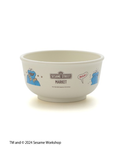 SESAME STREET（セサミストリート）の「【KIDS】クッキーモンスターデザイン キッズボウル（マグ/哺乳瓶/お食事グッズ・レディース・オフホワイト・FREE）」の4枚目の写真