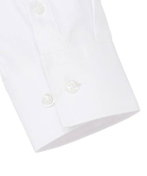 TOKYO SHIRTS（トウキョウシャツ）の「透け防止 形態安定ノーアイロン レギュラー 長袖ビジネスワイシャツ（ビジネスシャツ・レディース・ホワイト・LL/S/M/L/XL/XS）」の2枚目の写真
