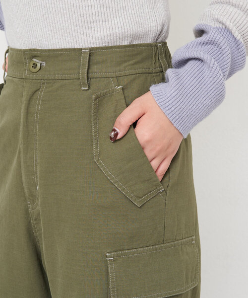 CIAOPANIC(チャオパニック)の「【UNESS/ユーネス】ステッチングカーゴパンツ(その他パンツ・レディース・カーキ・MEDIUM/SMALL)」の20枚目の写真