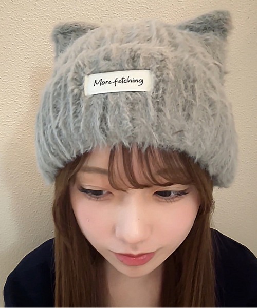 セール】【 NOLITA / ノリータ 】猫耳 ぬいぐるみ ビーニー キャップ