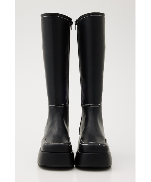 RODEO CROWNS WIDE BOWL（ロデオクラウンズワイドボウル）の「ステッチロングブーツ（ブーツ・レディース・ブラウン/ブラック・LARGE/MEDIUM）」の5枚目の写真