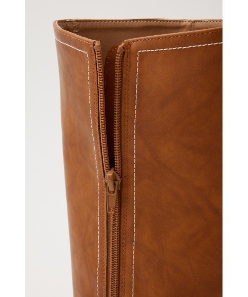 RODEO CROWNS WIDE BOWL（ロデオクラウンズワイドボウル）の「ステッチロングブーツ（ブーツ・レディース・ブラウン/ブラック・LARGE/MEDIUM）」の15枚目の写真