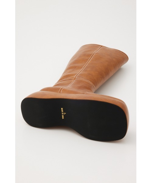 RODEO CROWNS WIDE BOWL（ロデオクラウンズワイドボウル）の「ステッチロングブーツ（ブーツ・レディース・ブラウン/ブラック・LARGE/MEDIUM）」の17枚目の写真