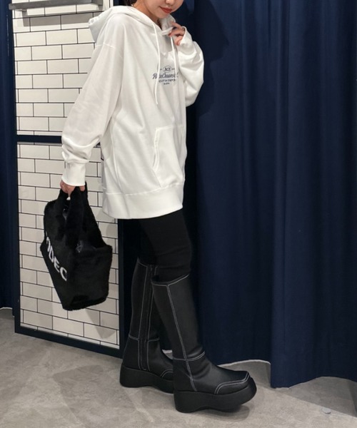 RODEO CROWNS WIDE BOWL（ロデオクラウンズワイドボウル）の「ステッチロングブーツ（ブーツ・レディース・ブラウン/ブラック・LARGE/MEDIUM）」の22枚目の写真