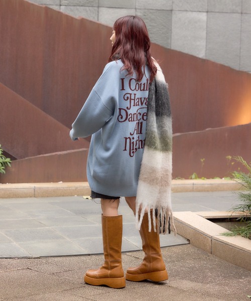 RODEO CROWNS WIDE BOWL（ロデオクラウンズワイドボウル）の「ステッチロングブーツ（ブーツ・レディース・ブラウン/ブラック・LARGE/MEDIUM）」の20枚目の写真