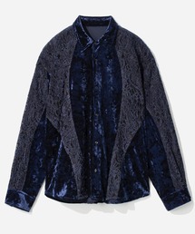 HARE | ベロアレースキリカエシャツ(HARE)(シャツ/ブラウス)