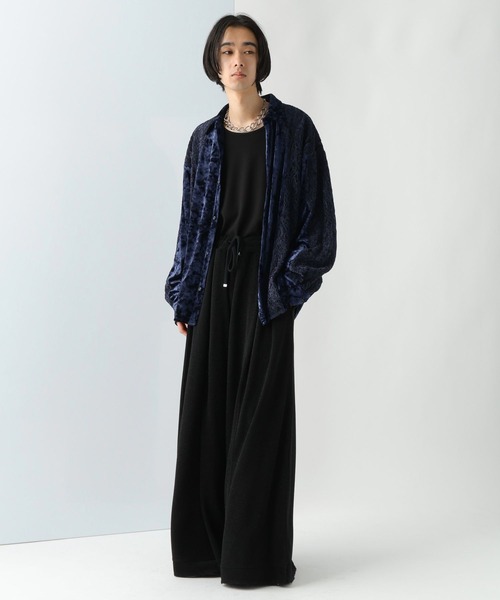 HARE（ハレ）の「ベロアレースキリカエシャツ(HARE)（シャツ/ブラウス・メンズ・ブラック/ブルー系その他・FREE）」の7枚目の写真