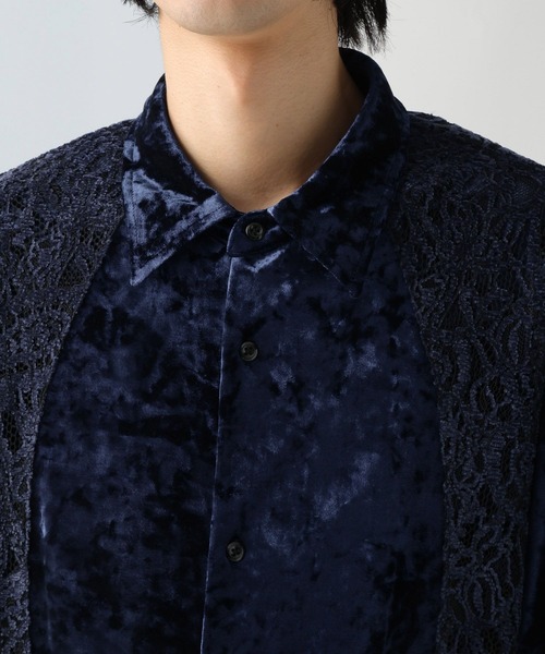 HARE（ハレ）の「ベロアレースキリカエシャツ(HARE)（シャツ/ブラウス・メンズ・ブラック/ブルー系その他・FREE）」の13枚目の写真