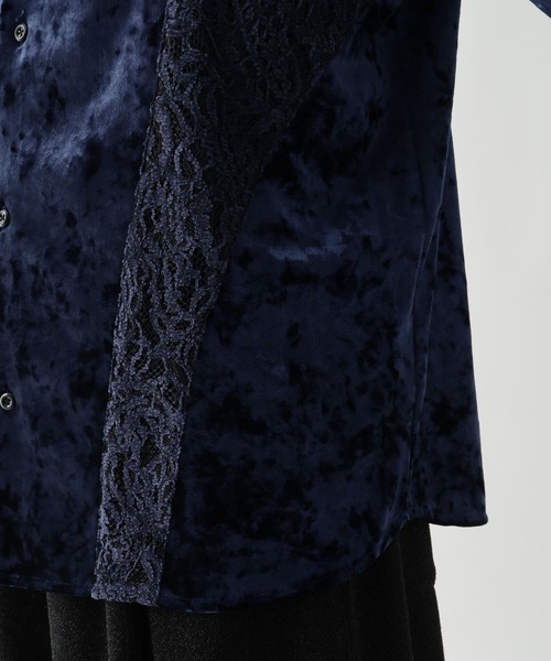 HARE（ハレ）の「ベロアレースキリカエシャツ(HARE)（シャツ/ブラウス・メンズ・ブラック/ブルー系その他・FREE）」の15枚目の写真