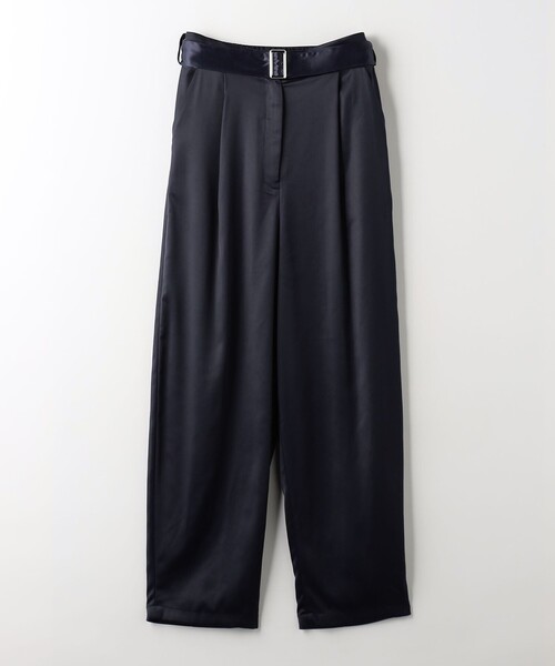 EMMEL REFINES（エメルリファインズ）の「＜EMMEL REFINES＞EM サテン カーブ パンツ（スラックス・レディース・ネイビー/オリーブ・S/M）」の11枚目の写真