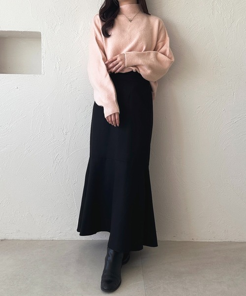 apres jour（アプレジュール）の「もちもちMILKニット【ZOZOTOWN限定アイテム】（ニット/セーター・レディース・ブラック/ライトブルー/ライトグレー/アイボリー/グリーン/ピンク/ライトピンク/ブラウン系その他/ボルドー・フリー/X-LARGE）」の12枚目の写真