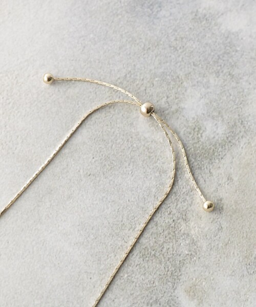 OPAQUE.CLIP（オペークドットクリップ）の「◆ムーンメタルバーネックレス（ネックレス・レディース・シルバー/ゴールド・00）」の6枚目の写真