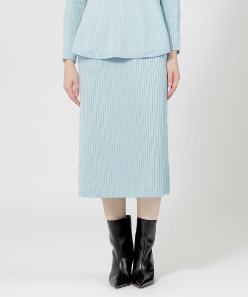 【セール】【VERY NaVY2024年12月号掲載】【La maglia due】リブニットタイトスカート(スカート)|EPOCA(エポカ)