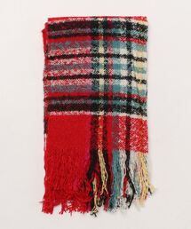 AVALON(U.Q) | ループヤーンチェックストール(ストール/ショール)