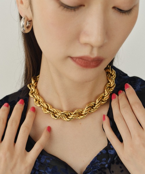 TUWAKRIM】ツイストチェーンネックレス（ネックレス）｜yae（ヤエ）の