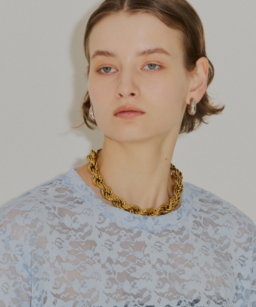 TUWAKURIM ツイストチェーンネックレス/ゴールド(休止中) TUWAKRIM】ツイストチェーンネックレス（ネックレス）｜yae（ヤエ）の