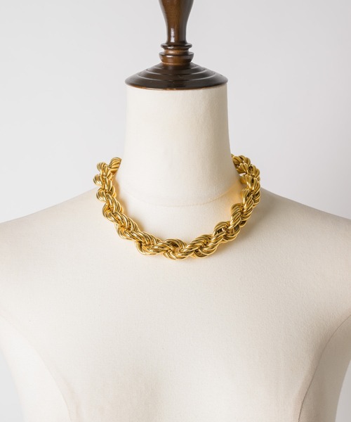 TUWAKURIM ツイストチェーンネックレス/ゴールド(休止中) TUWAKURIM ツイストチェーンネックレス/ゴールド(休止中)