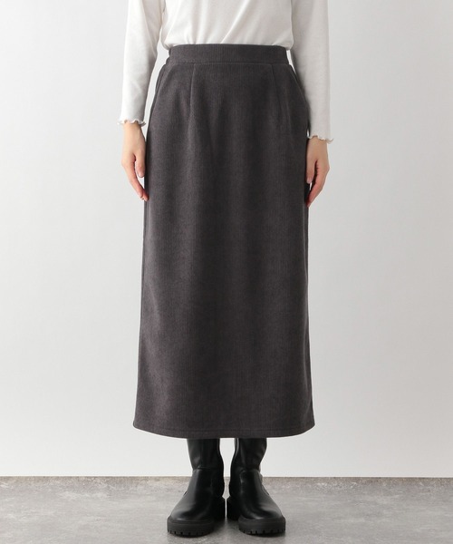 GLOBAL WORK Smile Seed Store（グローバルワーク スマイルシードストア）の「起毛カットコールIラインスカート/212325（スカート・レディース・アイボリー/ブルー系その他4/チャコール・MEDIUM/LARGE）」の19枚目の写真