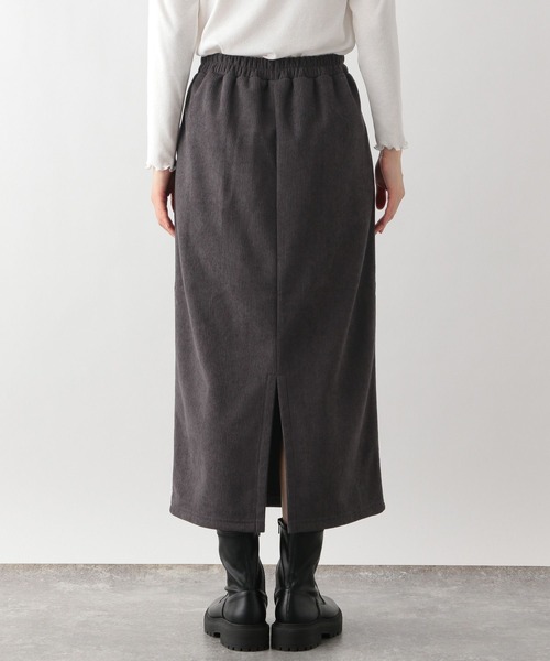 GLOBAL WORK Smile Seed Store（グローバルワーク スマイルシードストア）の「起毛カットコールIラインスカート/212325（スカート・レディース・アイボリー/ブルー系その他4/チャコール・MEDIUM/LARGE）」の21枚目の写真