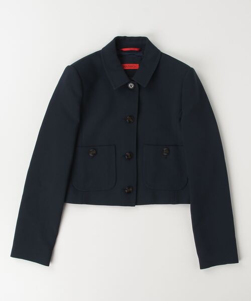 MAX&Co.（マックス アンド コー）の「Max&Co.(マックスアンドコー)Kids & Junior ボタンジャケット（その他アウター・キッズ・ブラック/ホワイト・16Y/14Y）」の7枚目の写真