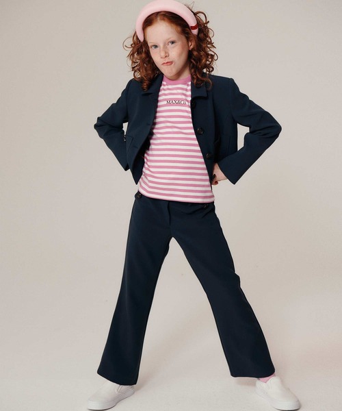 MAX&Co.（マックス アンド コー）の「Max&Co.(マックスアンドコー)Kids & Junior ボタンジャケット（その他アウター・キッズ・ブラック/ホワイト・16Y/14Y）」の9枚目の写真