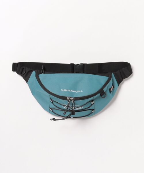 Dickies(ディッキーズ)の「【Dickies】OVAL LOGO WAISTBAG / ディッキーズ オーバルロゴ ウェストバッグ 4L(ボディバッグ/ウエストポーチ・メンズ・アーミー/ブラック系その他/ブラック/ブルーグレー・FREE)」の4枚目の写真