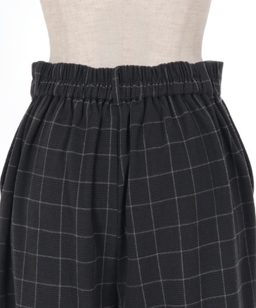 axes femme(アクシーズファム)の「裾釦起毛チェックワイドパンツ(その他パンツ・レディース・ブラウン/ネイビー/ブラック・MEDIUM/LARGE)」の21枚目の写真