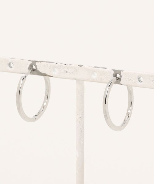 Burner（バーナー）の「【OKUOKU　0909】　サークル シンプル フープピアス 両耳用　 oku-pierce-673210000782-7 Nn【RBTS】（ピアス（両耳用）・レディース・シルバー/ゴールド系/ゴールド・FREE）」の8枚目の写真