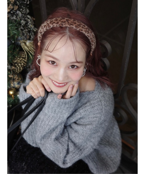 JUMELLE(ジュメロ)の「leopard headband(カチューシャ・レディース・ブラウン・FREE)」の1枚目の写真
