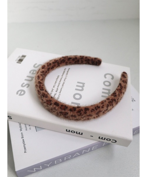 JUMELLE(ジュメロ)の「leopard headband(カチューシャ・レディース・ブラウン・FREE)」の15枚目の写真