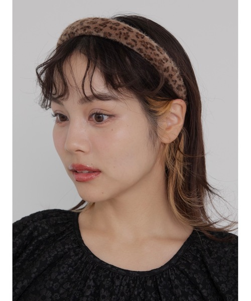 JUMELLE(ジュメロ)の「leopard headband(カチューシャ・レディース・ブラウン・FREE)」の19枚目の写真
