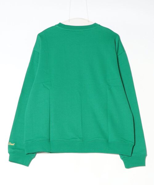 MODISH GAZE（モディシュガゼ）の「Risingプリントトレーナー（スウェット・メンズ・グリーン/オフホワイト・MEDIUM/LARGE）」の19枚目の写真