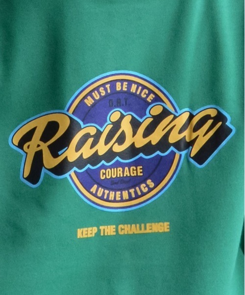 MODISH GAZE（モディシュガゼ）の「Risingプリントトレーナー（スウェット・メンズ・グリーン/オフホワイト・MEDIUM/LARGE）」の15枚目の写真