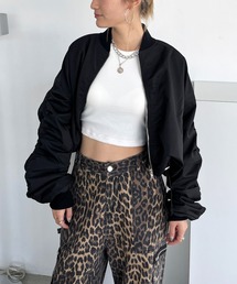 SPIRALGIRL | 袖ギャザーブルゾン(ブルゾン)