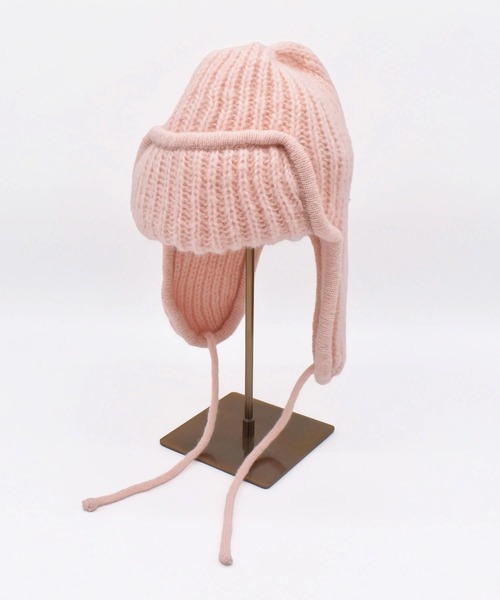 milsa(ミルサ)の「milsa/ミルサ ビーニー KNIT GUIDE カジュアル ニットガイド 244061217(ニットキャップ/ビーニー・メンズ・ベージュ/ブラック/ホワイト/グレー/ピンク・FREE)」の5枚目の写真