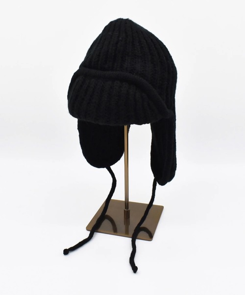 milsa(ミルサ)の「milsa/ミルサ ビーニー KNIT GUIDE カジュアル ニットガイド 244061217(ニットキャップ/ビーニー・メンズ・ベージュ/ブラック/ホワイト/グレー/ピンク・FREE)」の2枚目の写真