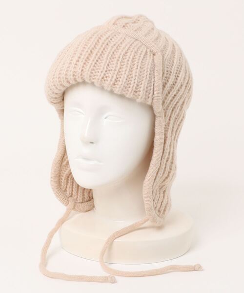 milsa(ミルサ)の「milsa/ミルサ ビーニー KNIT GUIDE カジュアル ニットガイド 244061217(ニットキャップ/ビーニー・メンズ・ベージュ/ブラック/ホワイト/グレー/ピンク・FREE)」の9枚目の写真