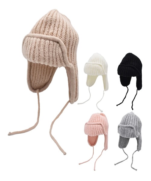 milsa(ミルサ)の「milsa/ミルサ ビーニー KNIT GUIDE カジュアル ニットガイド 244061217(ニットキャップ/ビーニー・メンズ・ベージュ/ブラック/ホワイト/グレー/ピンク・FREE)」の21枚目の写真