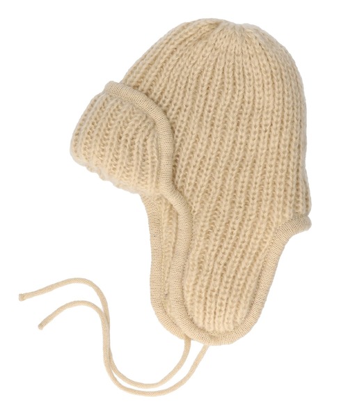 milsa(ミルサ)の「milsa/ミルサ ビーニー KNIT GUIDE カジュアル ニットガイド 244061217(ニットキャップ/ビーニー・メンズ・ベージュ/ブラック/ホワイト/グレー/ピンク・FREE)」の17枚目の写真