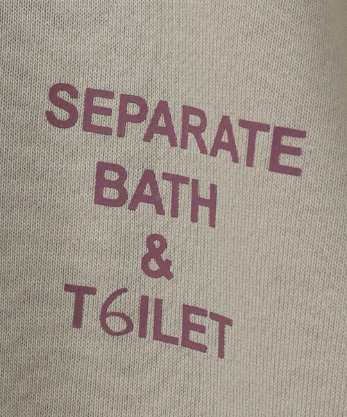 SEPARATE BATH & TOILET × 6(ROKU)半袖スウェット
