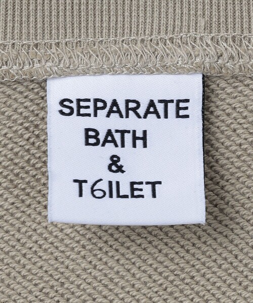 roku6×セパバス　半袖スウェット SEPARATE BATH & TOILET × 6(ROKU)半袖スウェット