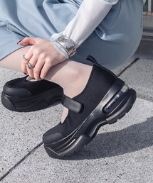 EVOL | 【XS-LLサイズ展開・軽量】エアソール厚底メリージェーン IY5714(スニーカー)