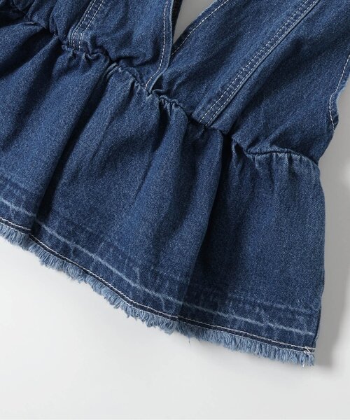 BREEZE（ブリーズ）の「【ジュニア対応】デニムフリンジベスト（ベスト・キッズ・ブラック/ブルー・80/90/130/140/110/120/100）」の12枚目の写真