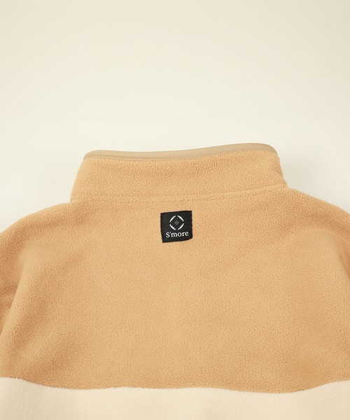 S'more（スモア）の「Bicolor fleece dress (AW)（ワンピース・レディース・カーキ/ホワイト・LARGE/MEDIUM/SMALL）」の14枚目の写真